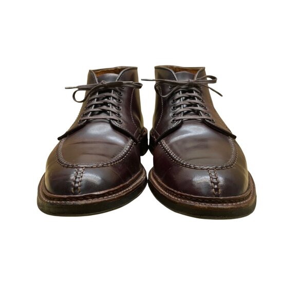 Alden Men’s Burgundy Leather Welt Moc Toe Lace-Up Chukka Boots Size 11.5 AA/B main image 11
